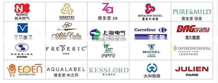 Red surface custom logo brand print kraft paper bag with paper handle