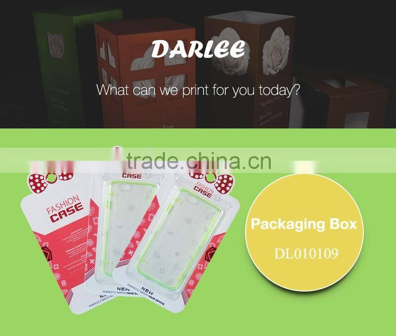 2016 new products custom logo recyclable phone case electronics packaging