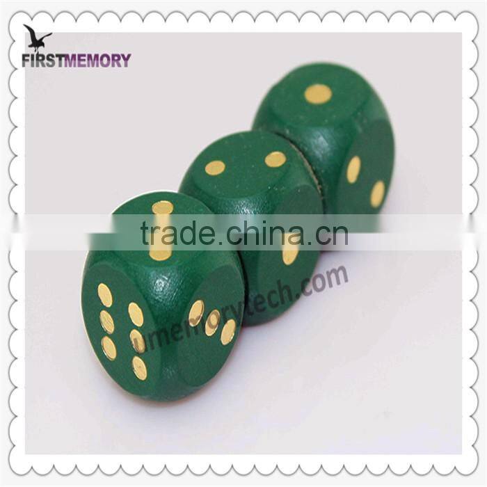 bulk items New Natural Dice blocks shape 1gb thumb drive
