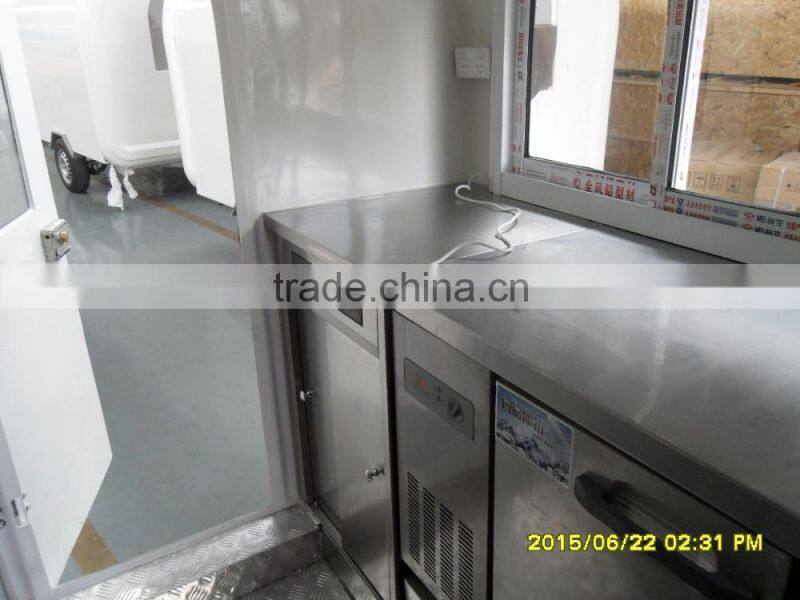 Small or big wheels fast food carts kiosk/food selling car/food street kiosk for salefood truck