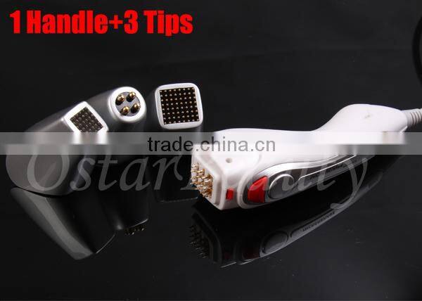 Fractional rf microneedle