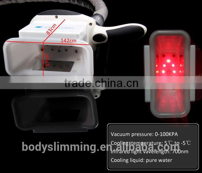abdomen smoothing frozen fat treatment machine vacuum roller skin electric red laser diode
