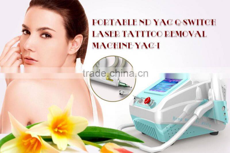 Smart portable tatoo removal machine with na yag laser for salon spa
