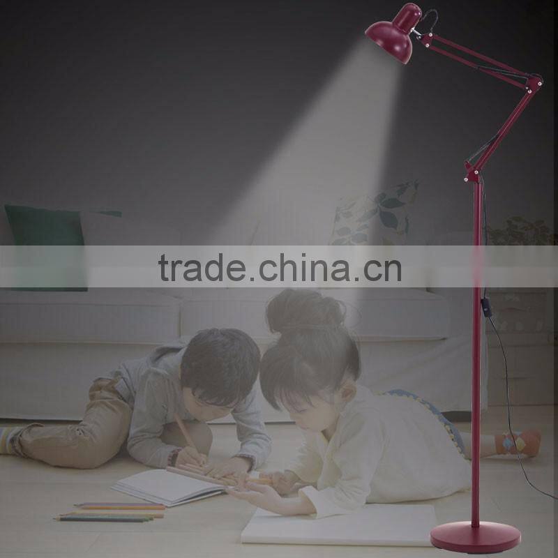 Telescopic desk lamp retractable LED metal reading lamp with 2700K
