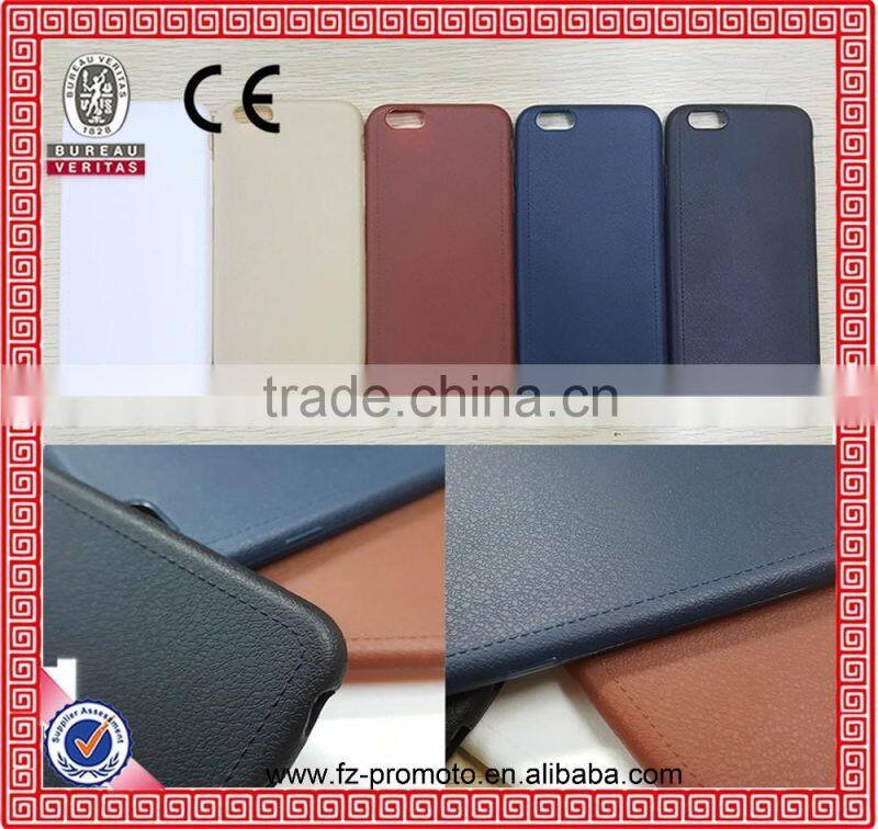 7 Colors New Smooth PU Leather + TPU Rubber Soft Cover Case for Apple iPhone 6 4.7 inch phone skin wholesale