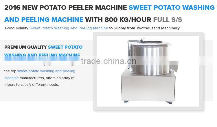 2016 Vegetable and Fruit Processing Line Sweet Potato Washing and Peeling Machine