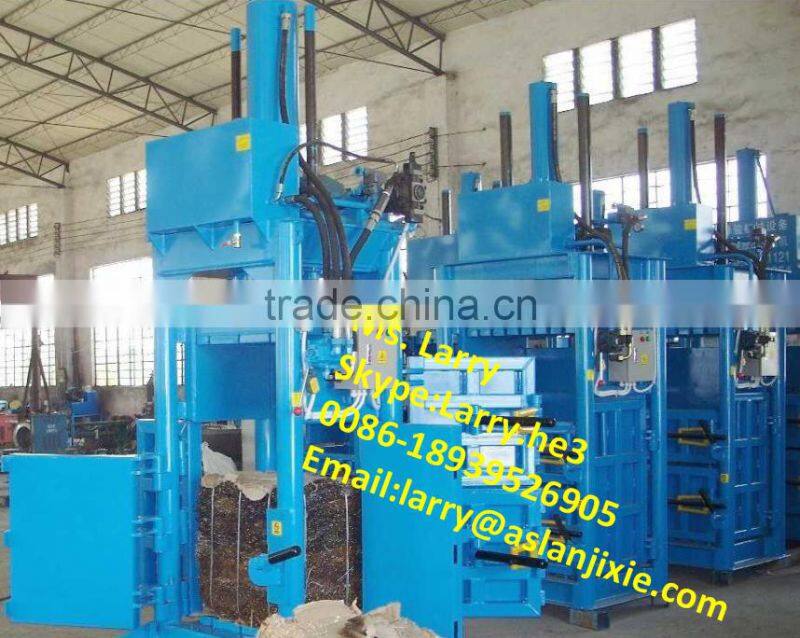 vertical clothing baler/press vertical clothes/used clothes press machine