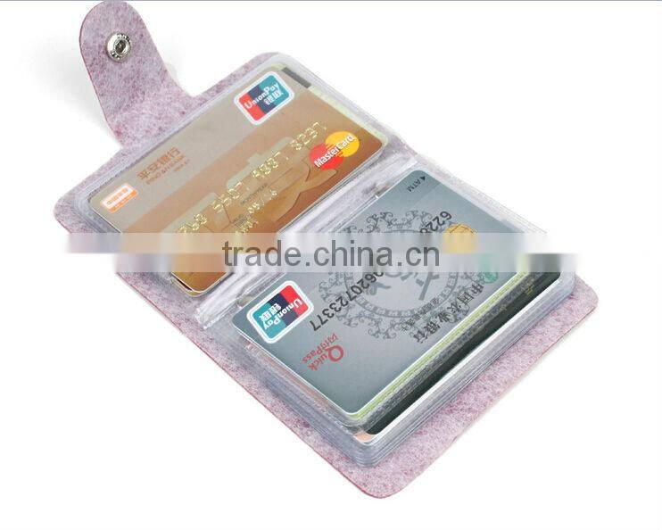 Women Ladies Soft Candy Color Holder Pocket Business ID Credit Card Case Bag Box Wallet With Cheap Price