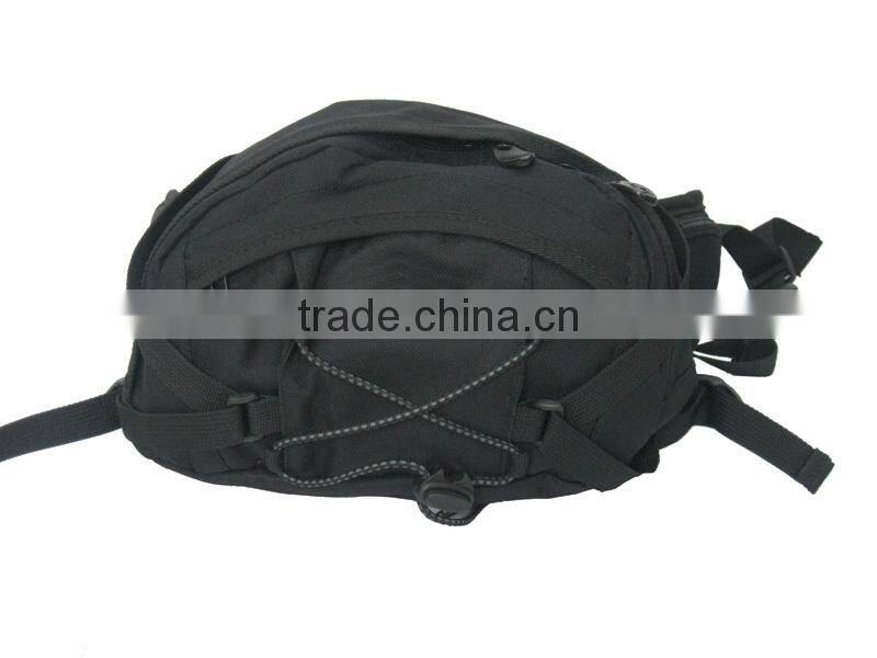 Black High Quality Fashion Black Waist Bags WB009