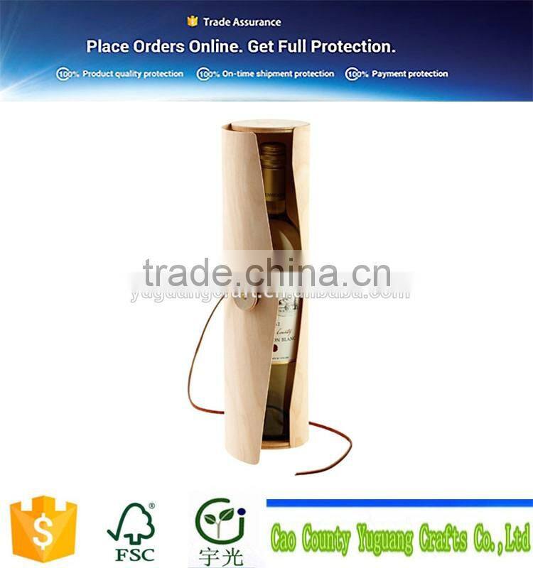 2016 wine box wooden wine single bottle packing box