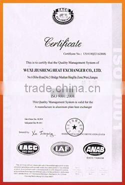 China Manufacture Air Cooled Plate and Bar heat recovery systems radiator with lager heat transfer surface