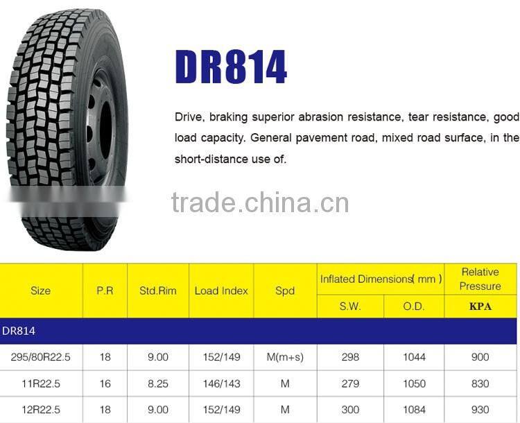 Made In China Best All Steel Heavy Tbr Truck Tires For Wet And Muddy Road 11r22.5 11r24.5 295/80r22.5 Tyres With Dot Iso Approve