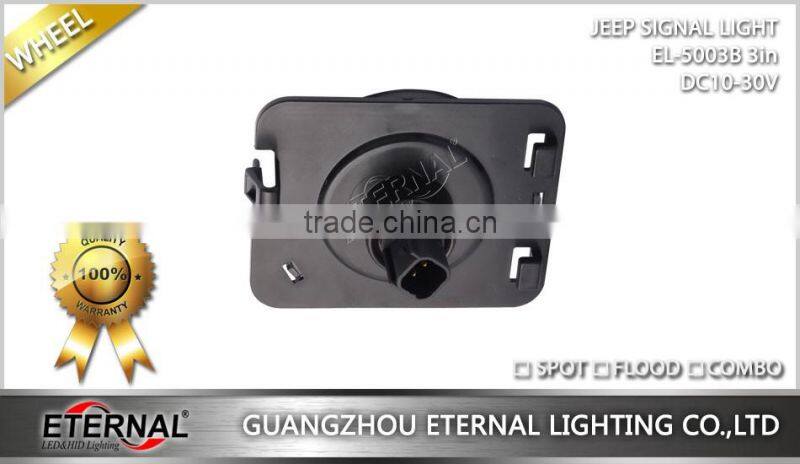 offroad Jeep Wrangler JK 07-15 LED signal turn wheel grill light Rubicon 4x4 amber lamp