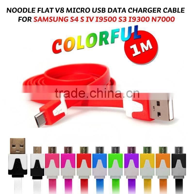 1m 2m 3m usb cable for iphone 6 5 5c 5s usb cables flat noodle cable,for iphone 5 5S usb cable ,for Samsung HTC usb cables
