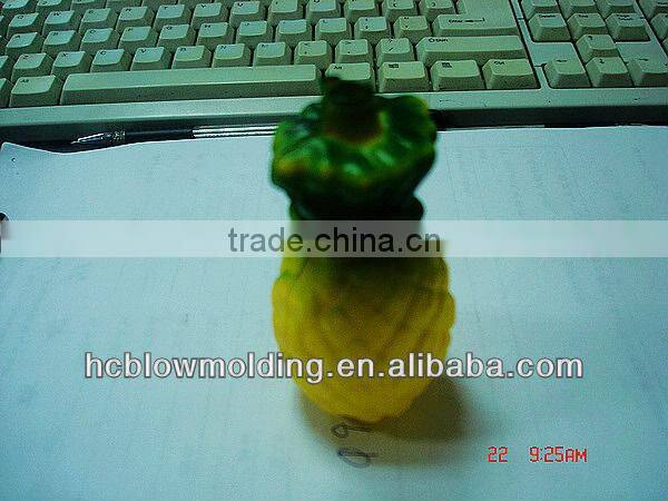 OEM blow Molding plastic fruit toy for kids Simulated plastic mini toys vegetable set