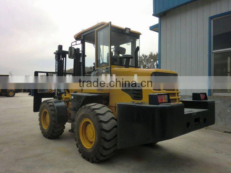 5000kg Rough Terrain forklift with CE mark