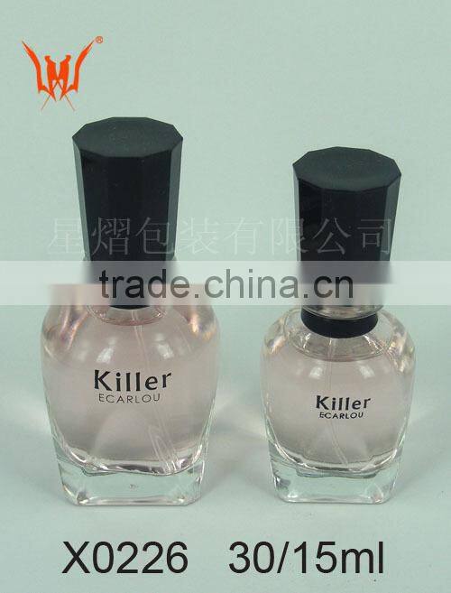 Colorful 33ml perfume bottles with high glass