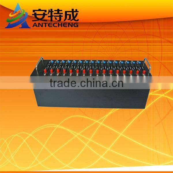 Bulk sms gsm modem cheap price support imei change at command 16 port sms gateway 3g modem