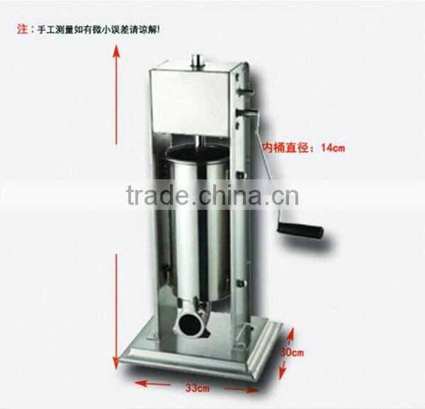 manual type vertical/horizontal machinery for manufacturing sausage commercial sausage stuffer