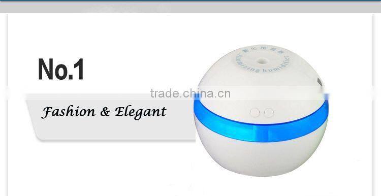 water bottle room ultrasonic humidifier with night lamp