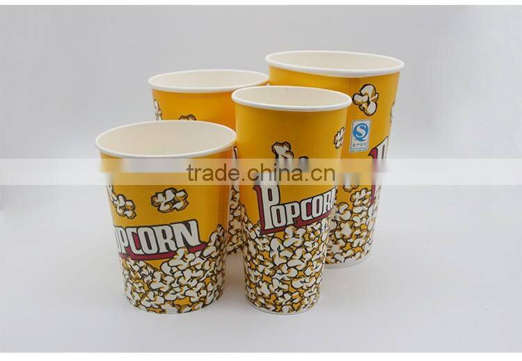 70oz disposable paper popcorn bucket, popcorn cups