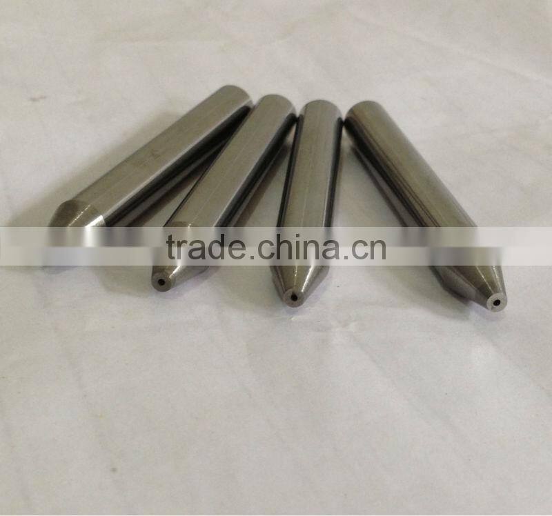 Cemented carbide spraying nozzle for water cutting