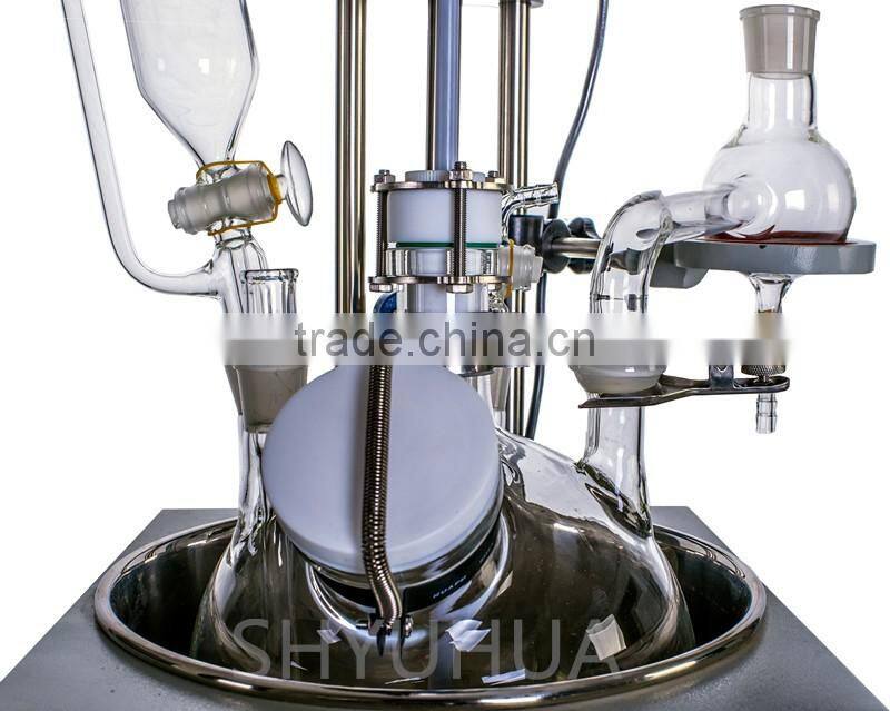 2L Lab glass chemical reactor
