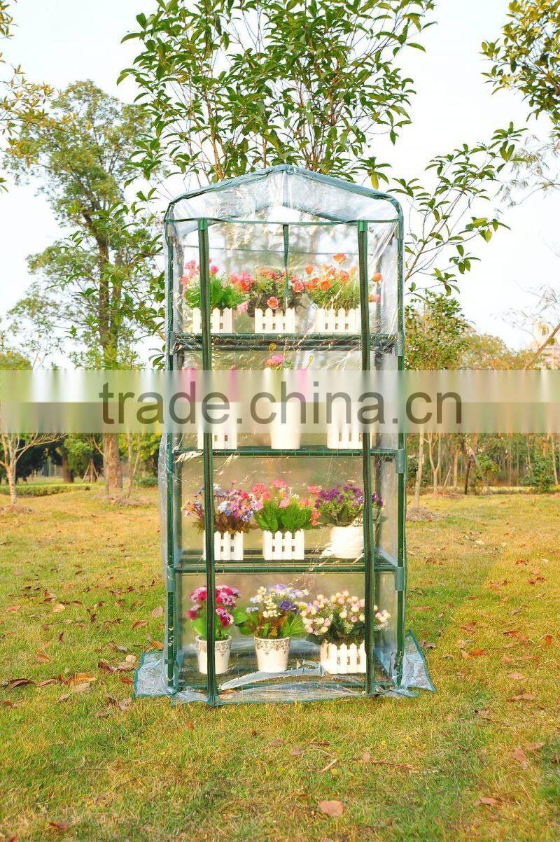 69x49x160cm 4Tier Garden Greenhouse BALCONY GREENHOUSE with PVC COVER