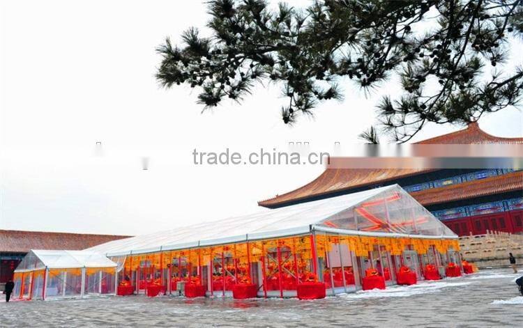 2017 new design clear roof luxury transparent party tents for outdoor wedding