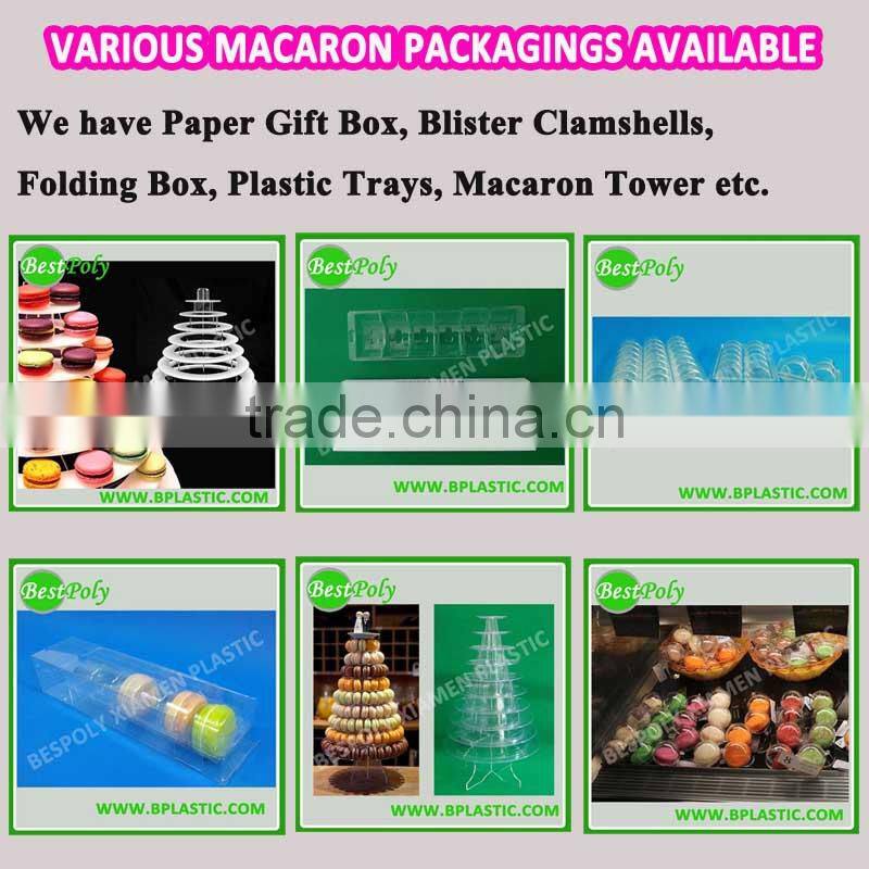 Paper Packaging Box for Macarons, Egg Tart, Chocolates, Paper Window Box, Paper Drawer Box