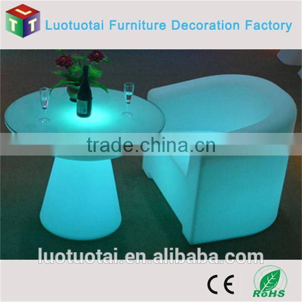 RGBW color change 24 keys remote control led lighted up furniture/light up table