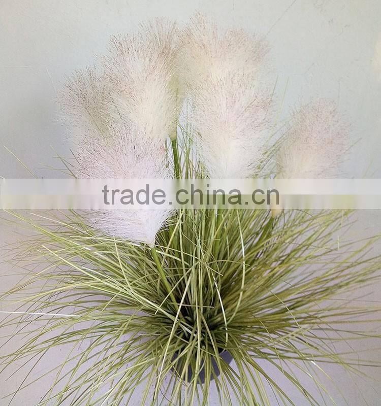 decorative artificial small potted onion grass plant
