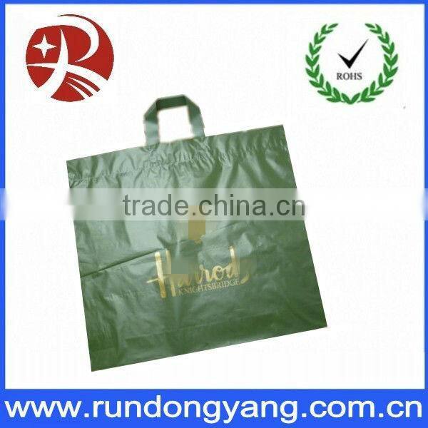 Cheap LDPE Soft Loop Plastic Handle Bags