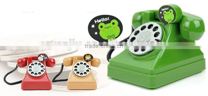 Supply creative Cartoon telephone piggy bank / saving box / money box