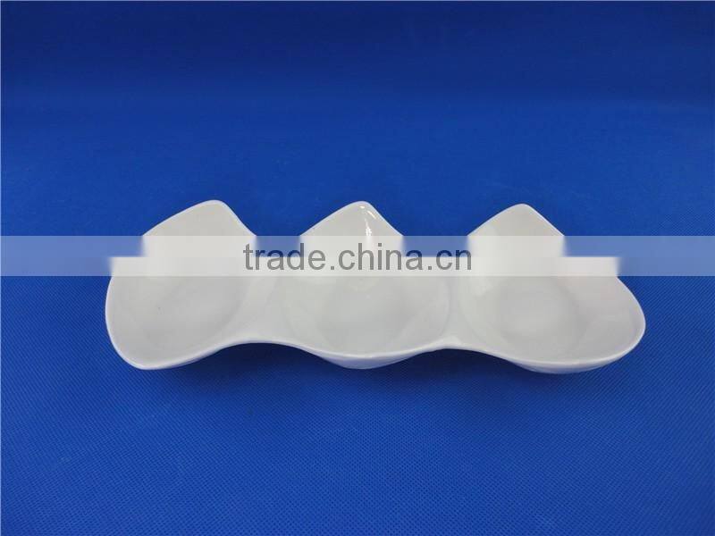 cheap ceramic plates dishes in stock bulk packing