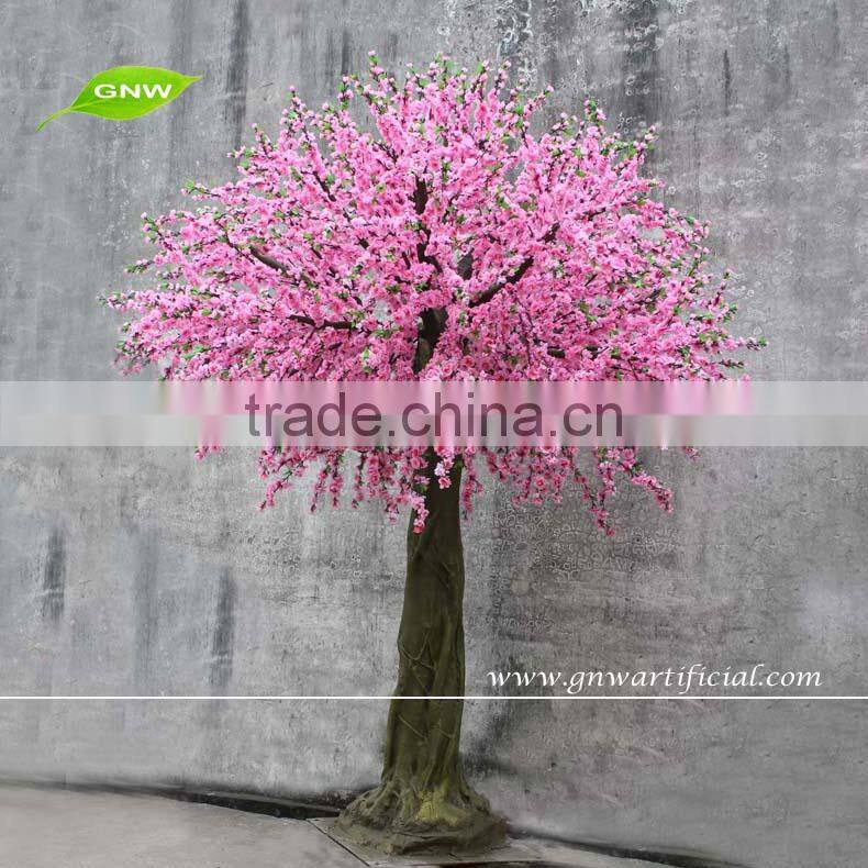 GNW BLS014 Cherry Blossom Trees Silk Flower Indoor Home Decorative Artificial Tree