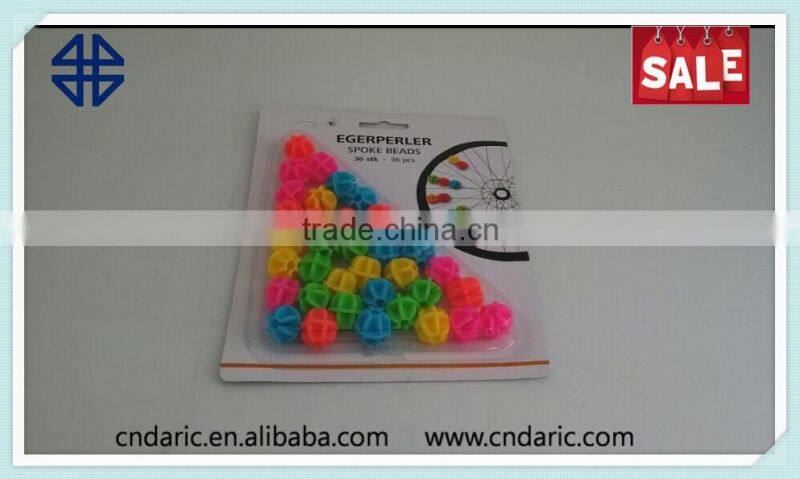 Plastic Colorful Bicycle Spoke Beads