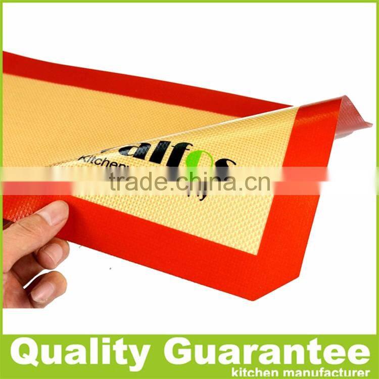Wholesale non-stick baking mat silicon baking sheet custom fiberglass mat Silicone Baking Mat