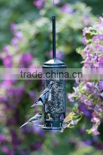 Hanging humming bird feeder