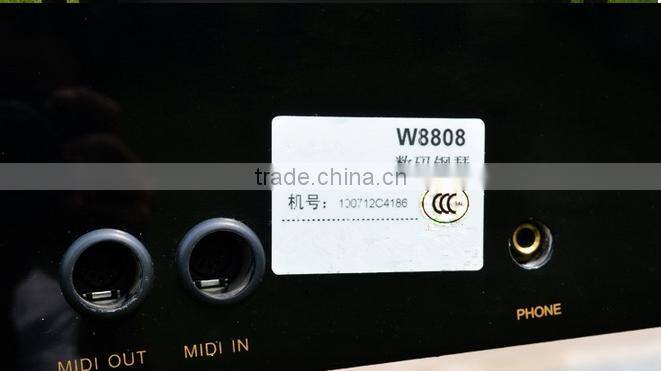 LCD lamp 88-Key console digital piano