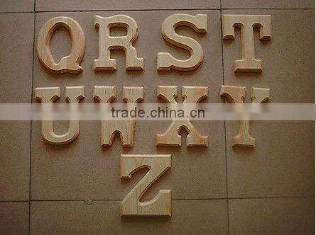 small home decrative wooden letters wholesale