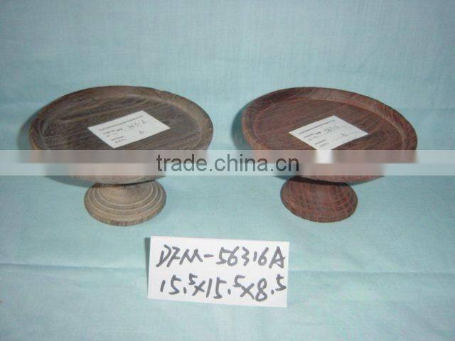 round wooden tray,wooden fruit tray,food tray