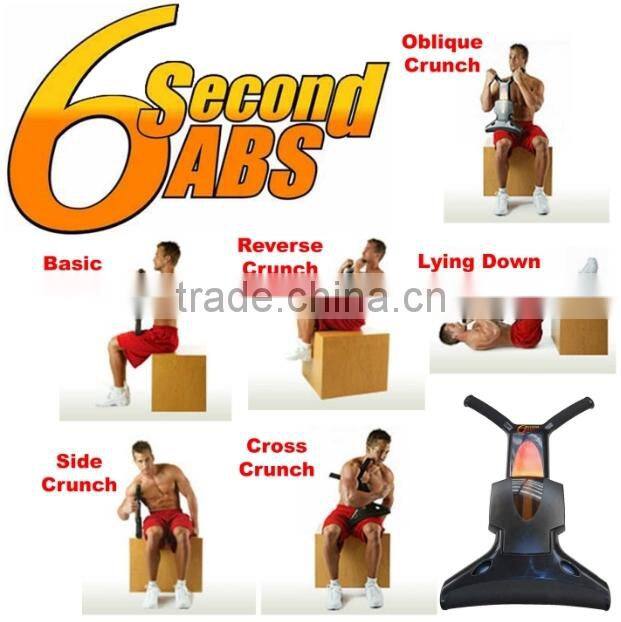 6 SECOND ABS ABDOMINAL TRAINER EXERCISER STOMACH CRUNCH TONING WITH FREE DVD H0087