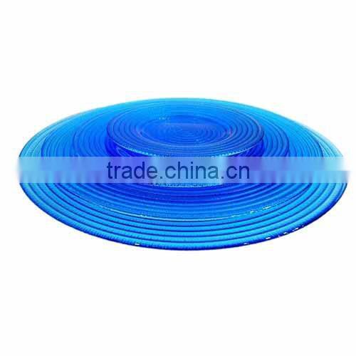 ORT13102830 set of 4 colored glass plate