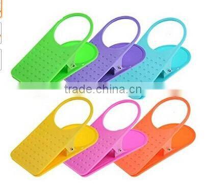 Colorful Clip On Table Cup Holders - Set Of 4