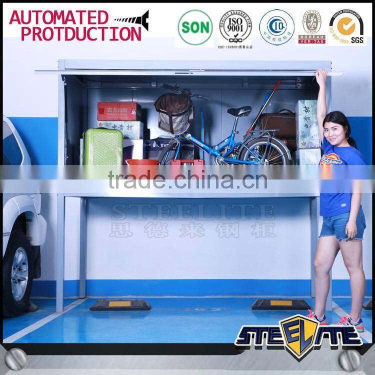 Steel Garage Tool Storage Over Car Bonnet Parking Place Bicycle locker cabinet