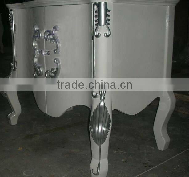 Bisini Hight Quanlity Bathroom Furniture set, Bathroom Mirror Cabinet set ;Bathroom Cabinet With Side Cabinet;(BF08-4057)