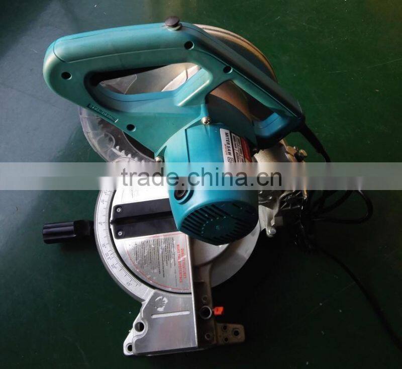 255mm 10in 1650w Power Wood/Aluminum Cutting Cut Off Machine Portable Electric Compound Bench Miter Saw