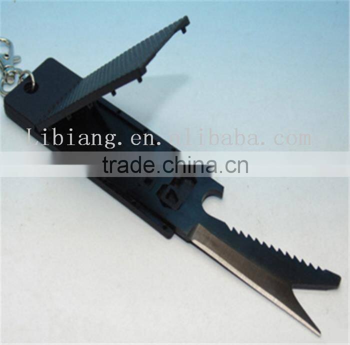 Special gift for men 7-in-1 portable foldable credit card knife