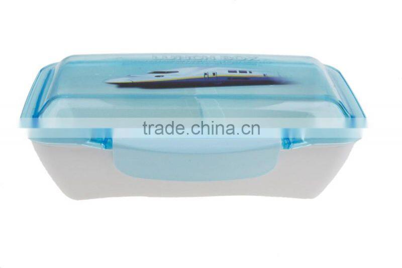 Clear Plastic Bento Lunch Box With Lock